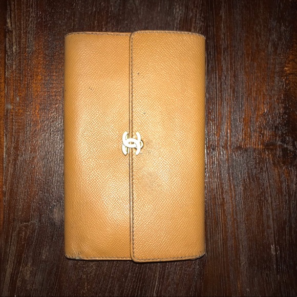 CHANEL Handbags - Vintage Chanel caviar brown wallet